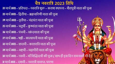 Chaitra Navratri 2023: इस दिन शुरू हो रहे हैं चैत्र नवरात्रि, घटस्थापना ...