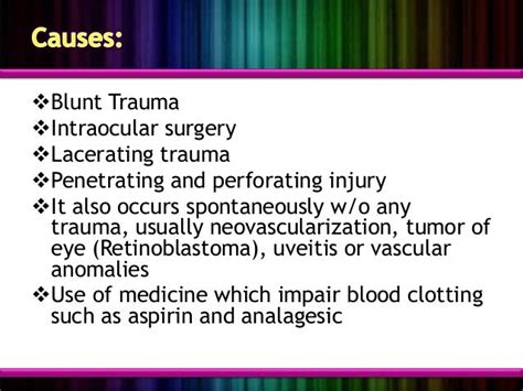 Hyphema, Basic Information