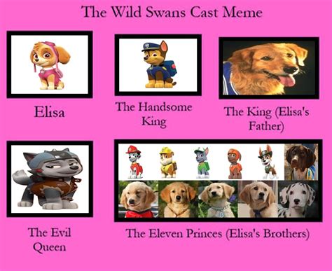 The Wild Swans Cast Meme by Luckyjill3 on DeviantArt