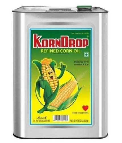 Organic 99% Pure 15 Liter Low Cholesterol Cooking Refined Corn Oil at Best Price in Ahmedabad ...