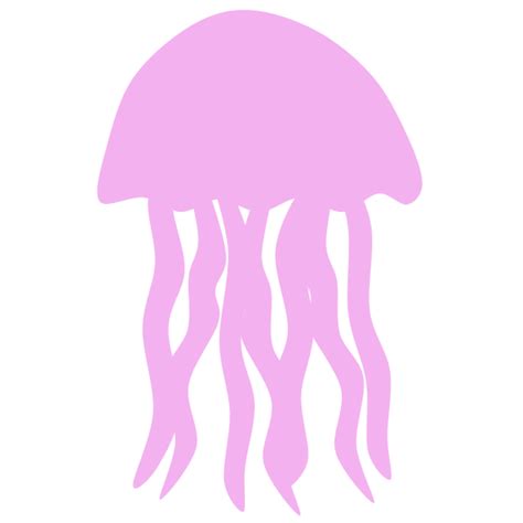 Jellyfish Silhouette | Free SVG