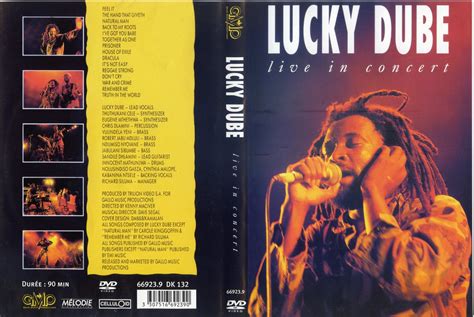 Jaquette DVD de Lucky Dube - Live in concert - Cinéma Passion