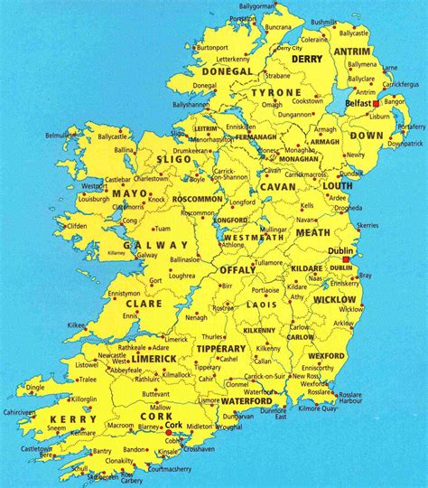MAP: MAP OF IRELAND