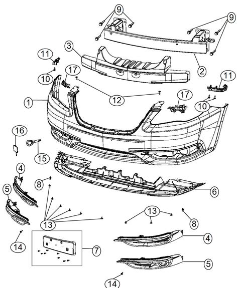 Chrysler 200 Bracket. Left. Fascia - 68081829AE | Factory Chrysler ...