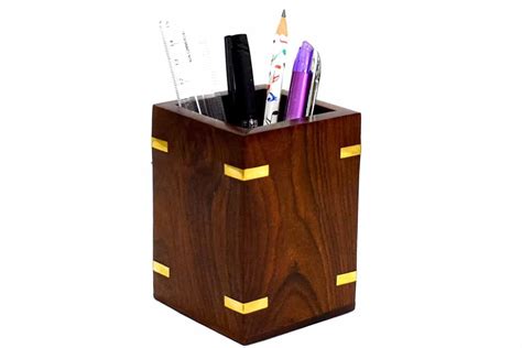 10 Popular Wooden Pen Stands In India