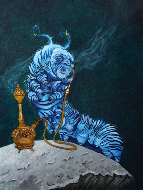 Alice in Wonderland: Caterpillar/oil reproduction by Anmaz on DeviantArt