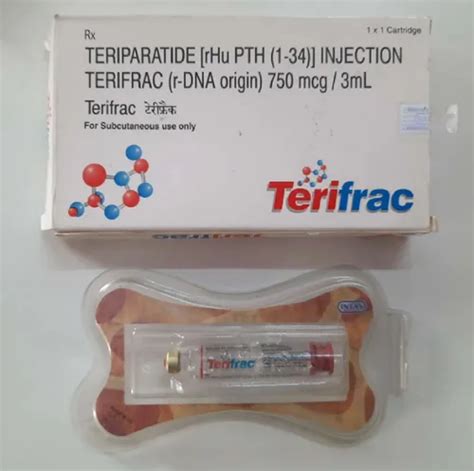 Terifrac Teriparatide 750 Mcg Injection at Rs 3700/box | Pharmaceutical ...