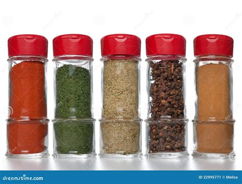 Spice bottles stock image. Image of bottles, dill, aroma - 22995771