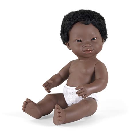 Anatomically Correct 15" Baby Doll, Down Syndrome African-American Boy | The Teachers' Lounge®