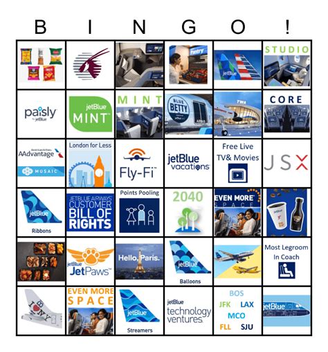 BLUE BINGO Card