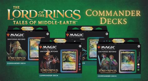 Lord of the Rings Commander Decks & Decklists: All Decklist Revealed!