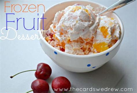 Frozen Fruit Dessert | TheBestDessertRecipes.com