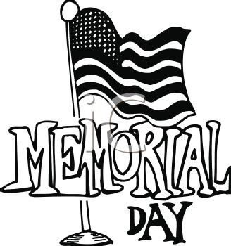 Happy Memorial Day 2016: Memorial Day Clip Art Black And White