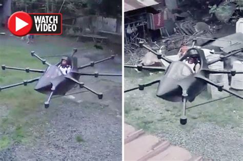 Flying drone car created by Philippines engineer to avoid traffic ...