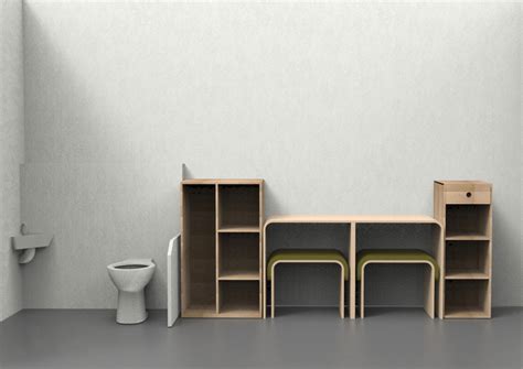 Central Saint Martins students design prison cell furniture | Furniture ...