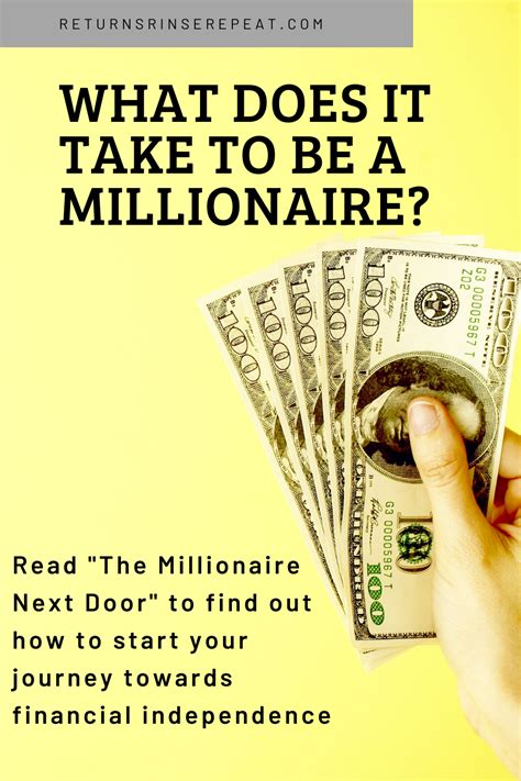 The Millionaire Next Door | Millionaire next door, Millionaire, How to find out