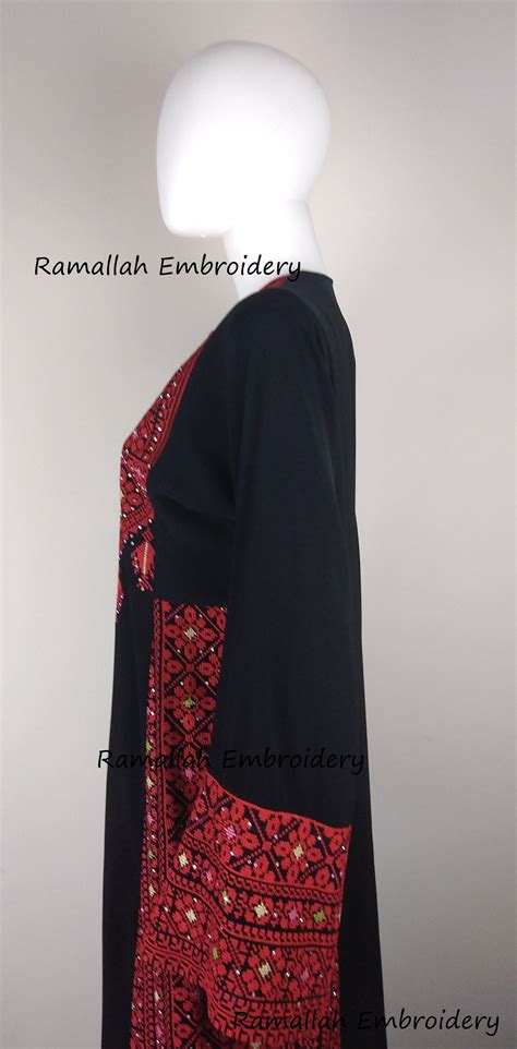 Palestinian Embroidery Thobe Thob Maxi Dress Kaftan Collection - Etsy