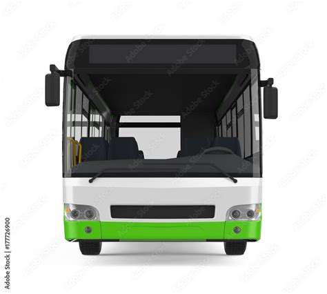 City Bus Isolated Stock Illustration | Adobe Stock