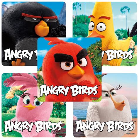 Buy Angry Birds Movie Stickers - Prizes and Giveways - 100 Per Pack ...