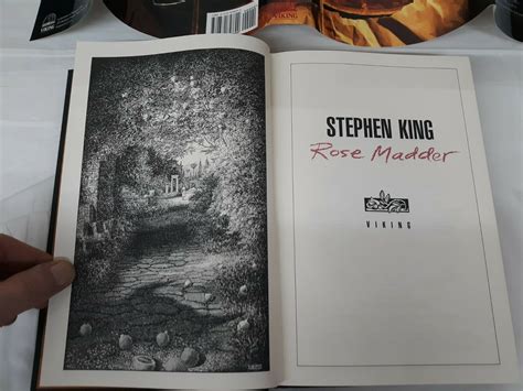 1995 ROSE MADDER by STEPHEN KING Hardcover Book First Edition 1st Print GREAT - Fiction & Literature