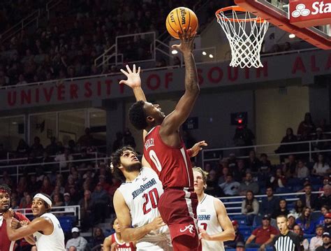 Alabama basketball stays unbeaten with 65-55 win at South Alabama - al.com