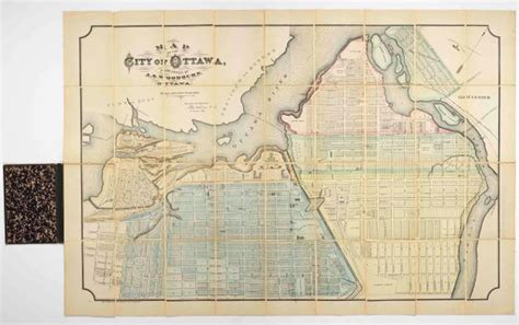 Map of the City of Ottawa. | Vetus Carta Rare Maps