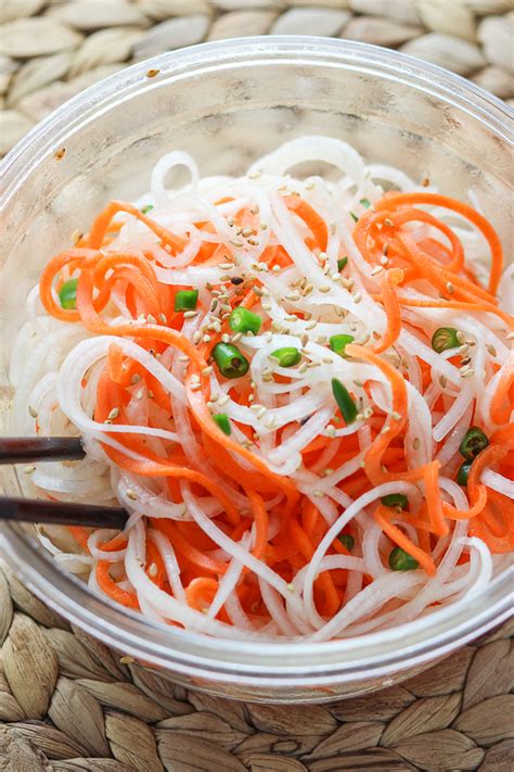 Carrot and Daikon Radish Salad | Spice the Plate