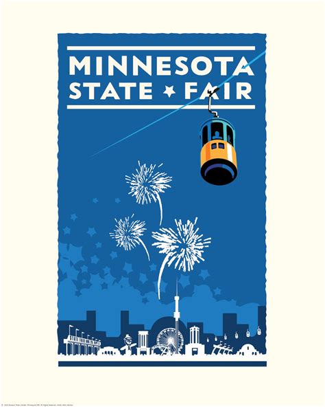 Landmark MN Minnesota State Fair Blue | Etsy