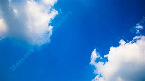 Blue White Sky Clouds And Powerpoint Background For Free Download ...