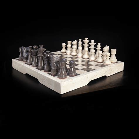 Marble Chess Set 17.5": Games & Entertainment - Decora Loft