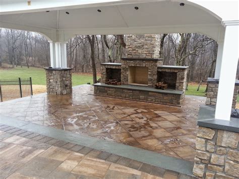 Outdoor Pavilion & Fireplace | Life Time Pavers