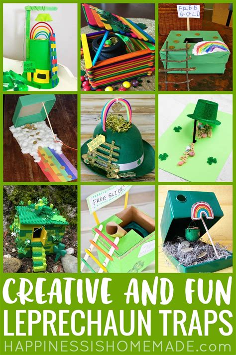 10 Fun Leprechaun Trap Ideas - Happiness is Homemade