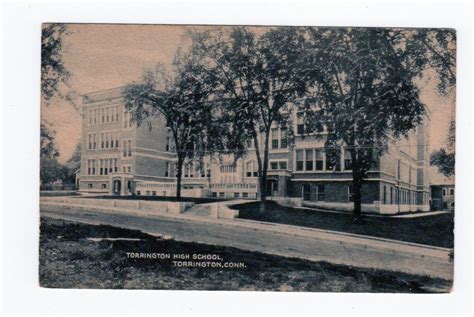 Old postcard. Torrington High School, Torrington, Connecticut. | Jackie ...