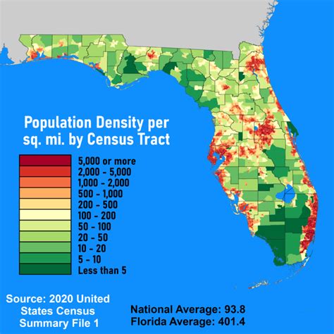 Florida Population Map 2024 - Darell Blancha