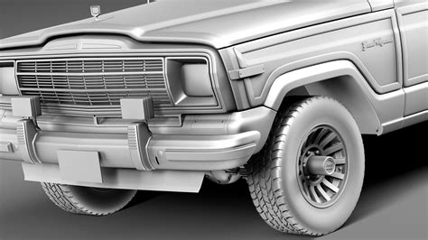 Jeep Wagoneer Woody 1980 - 3D Model by SQUIR