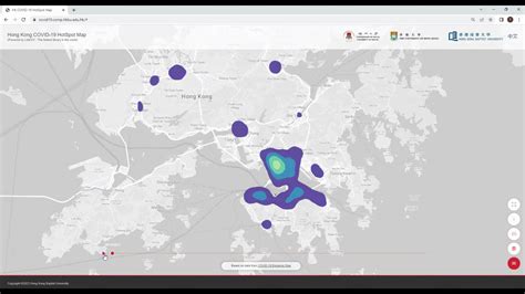 Hotspot map visualises real-time distribution of COVID-19 cases