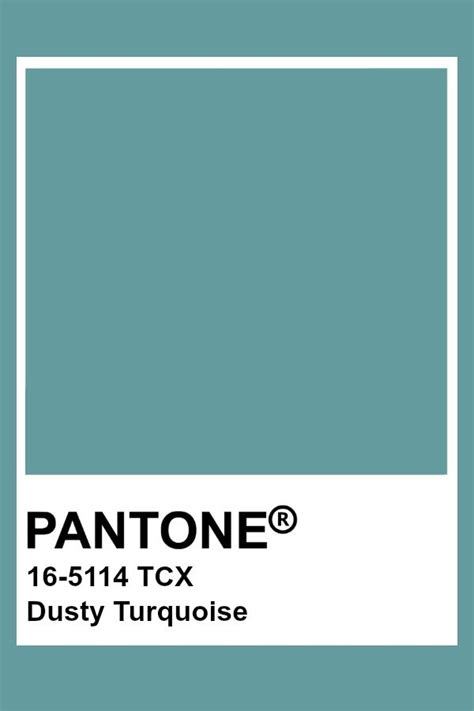 Pantone Dusty Turquoise | Pantone colour palettes, Pantone color, Pantone palette