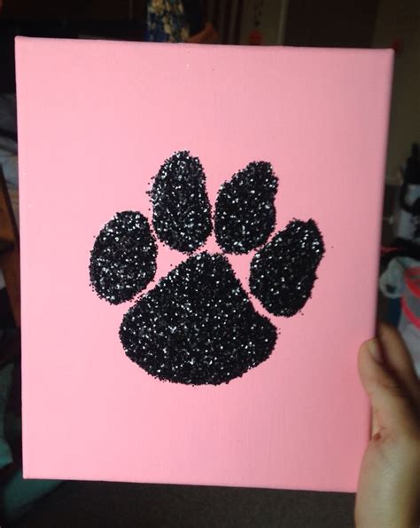 Mizzou paw print canvas | Mini canvas art, Painting canvases, Canvas art