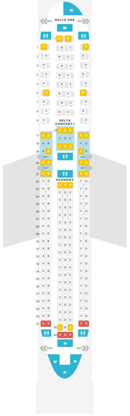 Delta 767 300 Seat Map — Guide to Picking the Best Seat - Airportix