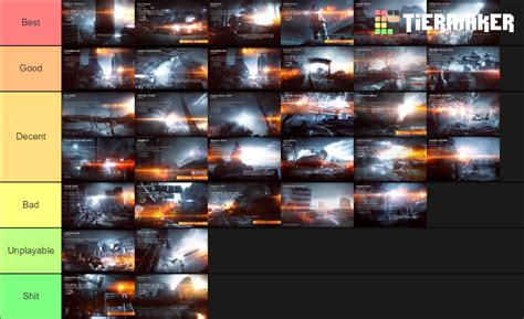 Battlefield 4 Maps Tier List (Community Rankings) - TierMaker