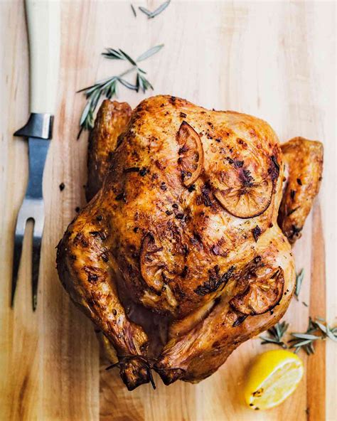 Whole Grilled Chicken Recipe | Leite's Culinaria