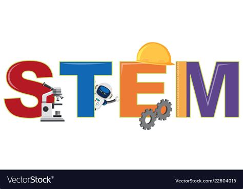 A stem and element logo Royalty Free Vector Image