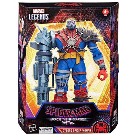 Marvel Legends 6" Spider-Man Across The Spider-Verse Wave Deluxe Cyborg ...