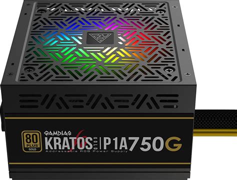 Amazon.com: GAMDIAS RGB Gaming PC Power Supply 750W 80 Plus Gold ...