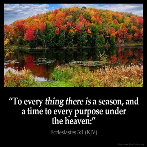 Ecclesiastes 3:1 Inspirational Image