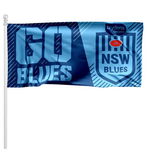 NSW Blues State of Origin NRL Flag Pole Flag 90 cm x 180cm!