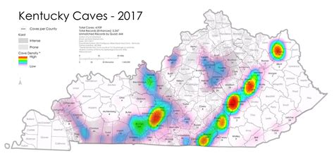 Kentucky Caves - 2017 : MapPorn