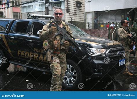 Brazilian Federal Police Officers Editorial Photography - Image of 2022 ...