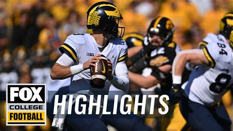 Michigan vs. Iowa Highlights | CFB on FOX - Win Big Sports