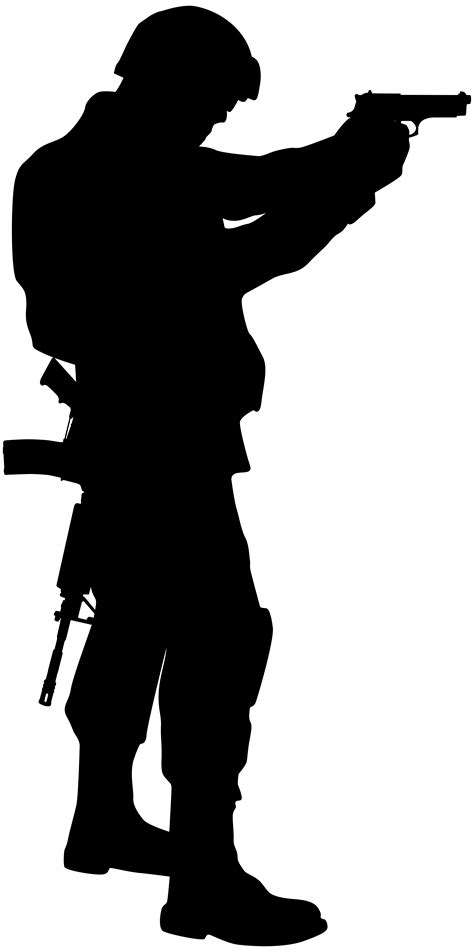 Soldier Silhouette Army Clip art - Soldier Silhouette Cliparts png ...